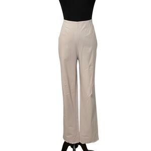 Piazza Sempione Honia High Rise Trousers Stone Gray Dress Pant Womens 12